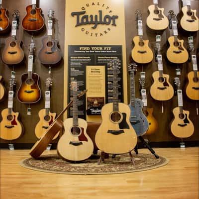 Taylor Custom Select 312ce 12-Fret Western Red Cedar/Walnut (096) image 12