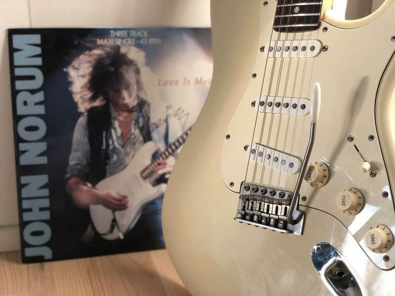 Fender Stratocaster ex-John Norum (Europe) Final Countdown World Tour 1985 White image 1