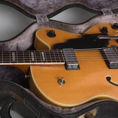Guild Duane Eddy DE-400 B Thinline Hollow Body Electric Guitar (1967), ser. #EH-250, original black hard shell case. image 14