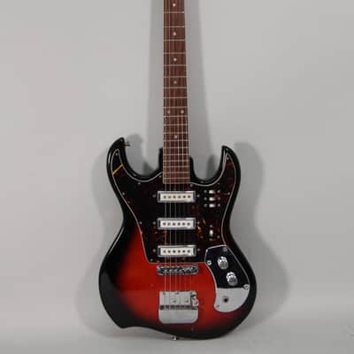 1960s Prestige Teisco 3-Pickup Vintage Electric Guitar Made In Japan image 1