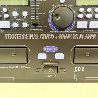 VocoPro CDG-8000 PRO Dual Karaoke CD+G Player System w/ Remote Deck 2003 image 6