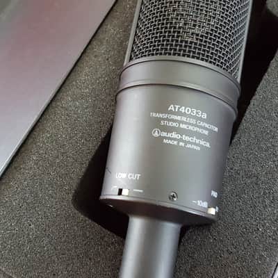 Audio-Technica AT4033a Large Diaphragm Cardioid Condenser Microphone 2010s - Black image 3