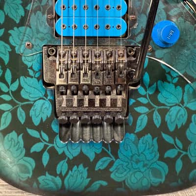 Ibanez JEM Steve Vai JEM77 1991 - Blue Floral Pattern - 1st Year! image 9