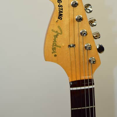 2022 Fender Kurt Cobain Jag-Stang Left-Hand Electric Guitar, Rosewood Fingerboard, Fiesta Red w/ Bag image 6