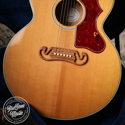 2012 Gibson SJ-200 Studio Super Jumbo Acoustic Guitar Natural image 5