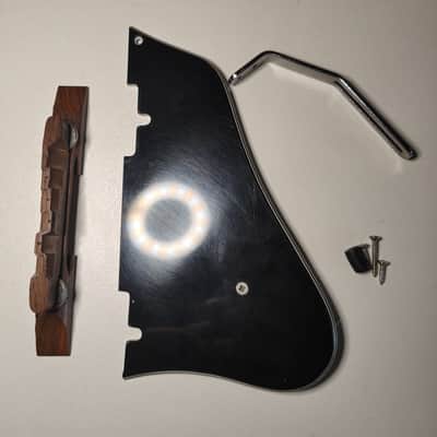 Original 1980s Ibanez FG100 Pickguard Kit & All-Rosewood Bridge - Made in Japan image 1