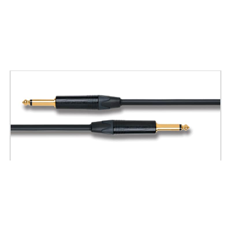Mogami 6m Cable with Neutrik Black and Gold jacks (both straight) image 1