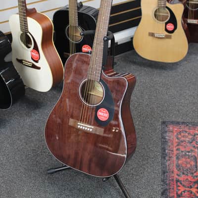 Fender CD-60SCE All-Mahogany - Natural image 1