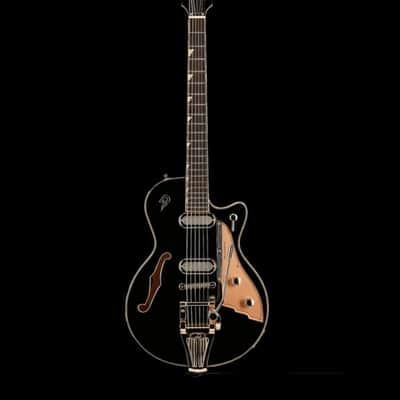 Duesenberg Starplayer TV Phonic Black with Custom Line Case image 1