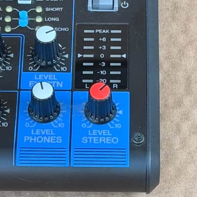 Yamaha MG06X 6 Channel Stereo Mixer with Effects image 6
