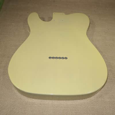 2013 USA Fender Telecaster Alder Guitar Body Vintage Blonde image 6
