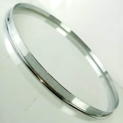 Slingerland 15" Single-Flange Snare/Tom Drum Batter Rim/Hoop Chrome-Brass Parade image 3