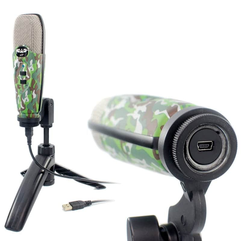 CAD Audio U37SE-C USB Large Diaphragm Cardioid Condenser Microphone - Camo image 1