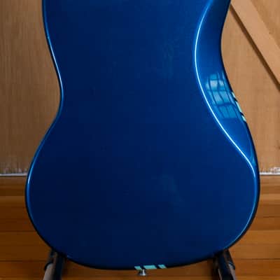 2002 Fender Japan Mustang MG69 Competition Blue "Teen Spirit" offset guitar - cool CIJ! image 7