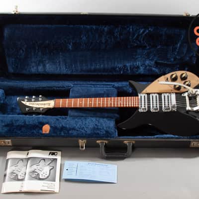 1989 Rickenbacker 325V59 Jetglo OHSC image 2