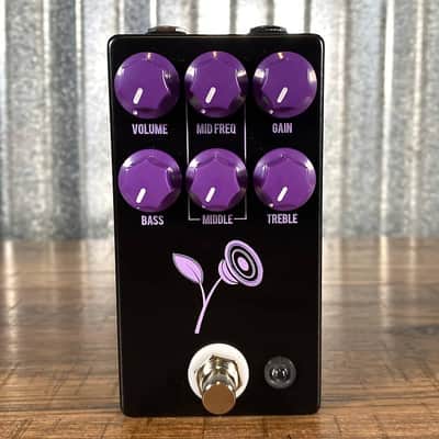 JHS Pedals Violet Lari Basilio Distortion Overdrive Guitar Effect Pedal Black image 2