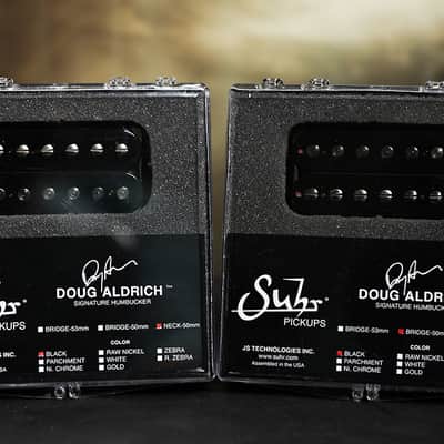 Suhr Doug Aldrich Hot Humbucker Neck & Bridge 50mm Pickup Set BLACK