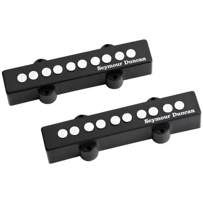 SJ5-3S Quarter Pound Jazz Bass Set Black 5 String Seymour Duncan image 1