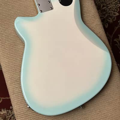 Reverend Double Agent OG Chronic Blue Burst Guitar image 7