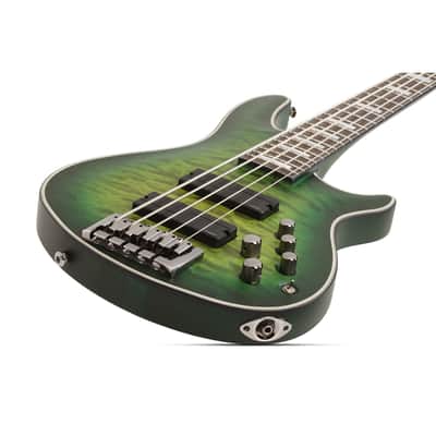 Schecter - Daniel Firth Hellraiser Extreme-5 - 5-String Bass Guitar - Cthulhu Burst Satin Finish image 10