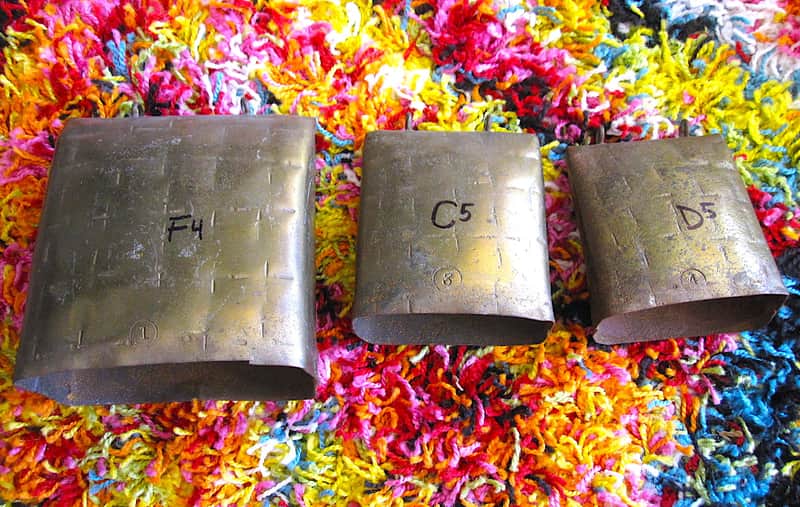 3 Almglocken, Tuned Cowbells - Vintage image 1