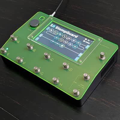 Green Neon Fluorescent Magnetic Quad Cortex StompGuard Protective Cover image 1