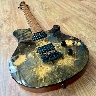 Ernie Ball Music Man BFR Axis Super Sport 2018 Buckeye Burl image 5