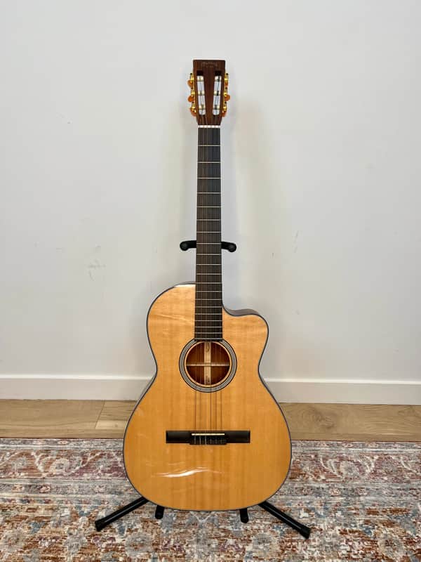 Martin 000C12-16E Nylon Cutaway Acoustic-Electric Guitar Natural image 1
