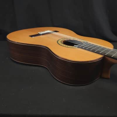 New Alhambra 4P Solid Top Classical Nylon String Guitar Made in Spain Logo'd Gig Bag image 15