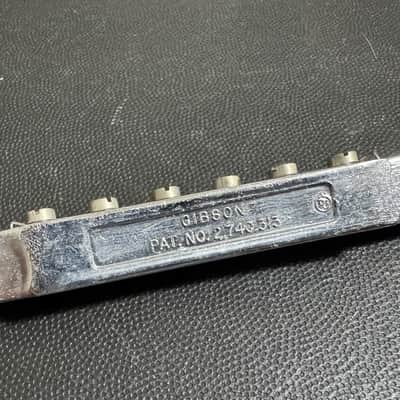 Gibson Vintage 1960's Patent Number ABR-1 Chrome Bridge ES Les Paul SG 1965 1966 1967 1968 1969 1970 image 5