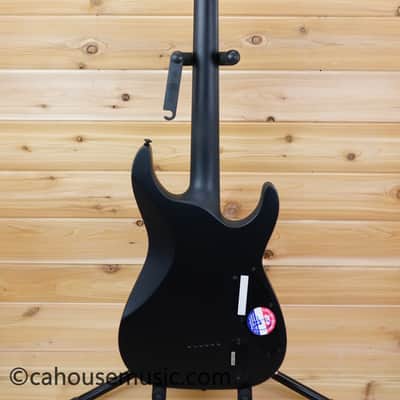 ESP LTD MH-1000 Baritone Left Handed - Black Satin image 12
