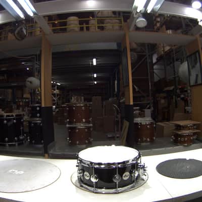 DW Collectors Maple SSC 6" x 14" Snare Drum w/ VIDEO! 11+3 Gloss Black FinishPly image 8