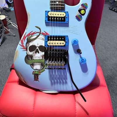 Charvel Charvette 1980-1990 - Matte Sky Blue image 1
