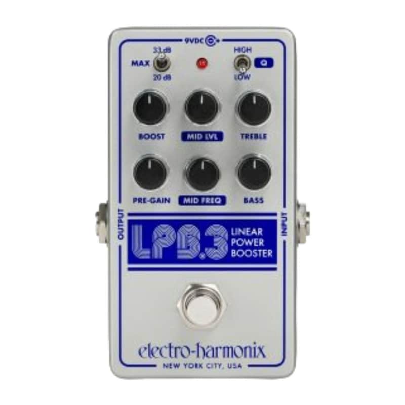 Electro-Harmonix LPB-3 Linear Power Booster and EQ Pedal with Selectable Buffered and True Bypass image 1