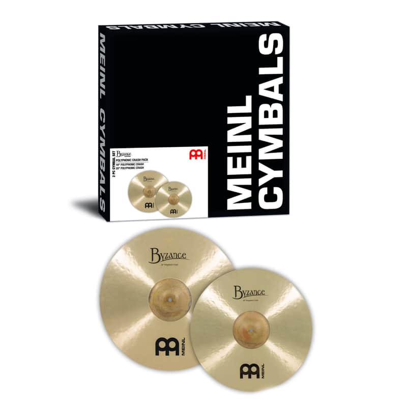 Meinl BMAT3 Byzance Traditional Crash Pack - Cymbal Set image 1