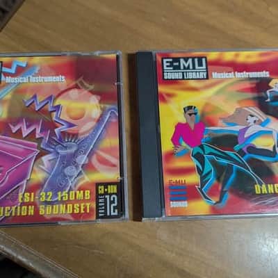 E-MU Sound Library CD Rom Vol 12 & 13