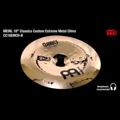 Meinl Classics Custom Extreme Metal China Cymbal 18 image 2