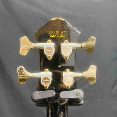 Ibanez MC2924 1987 Black Fletless through neck Electric Bass image 12