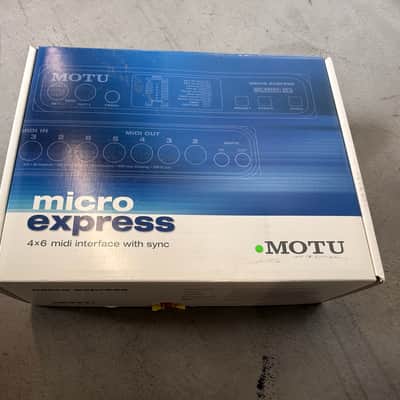 MOTU Micro Express USB MIDI Interface 4x6 w/ Original Box image 5