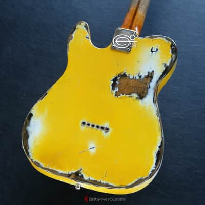 Fender Telecaster Yellow Heavy Aged Heavy Relic Bild 7
