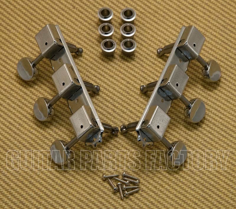 WJ-15CR Chrome Wilkinson Lap Steel Guitar Tuners image 1