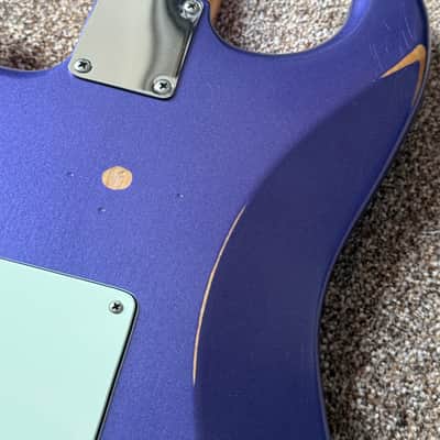 Fender Vintera Road Worn Mischief Maker Stratocaster 2021 - Metallic Purple image 5