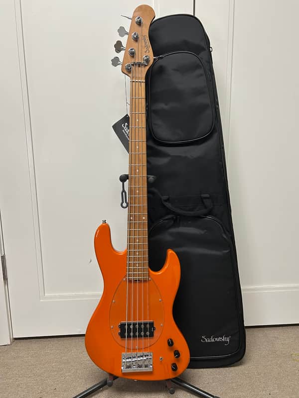 Sadowsky MetroExpress 21-Fret 5 String Vintage M Bass - Candy Apple Orange image 1