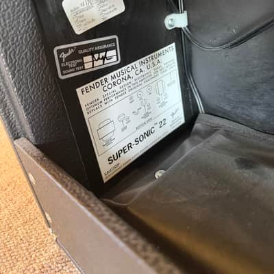 Fender Super-Sonic 22 2-Channel 22-Watt 1x12" Guitar Combo 2010 - Present - Black image 13