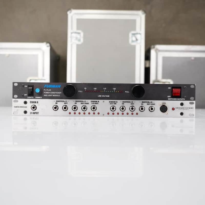 Custom Audio Electronics 8 channel MIDI Loop Switcher w/ Furman PL-Plus #57792 image 1