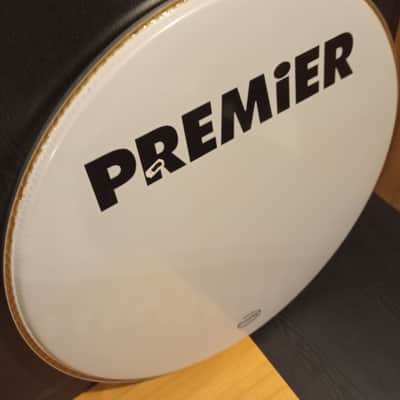Premier Everplay 24" Bass Drum head made by "Remo" 90s-00s  - Smooth white 🤍 image 1