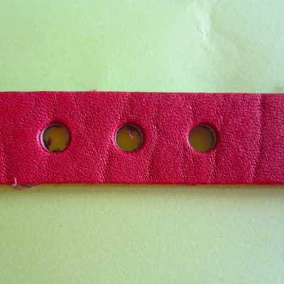 Leather Bass Drum Pedal Strap - Vintage NOS image 4