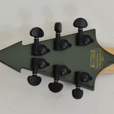 Wylde Audio Metallic Green Warhammer NT Norse Dragon Bullseye Guitar B-Stock image 7