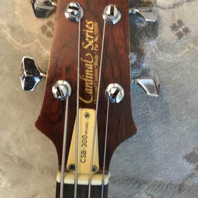 Vintage 80's Aria Pro II CSB-300 Cardinal Series Bass MIJ image 2