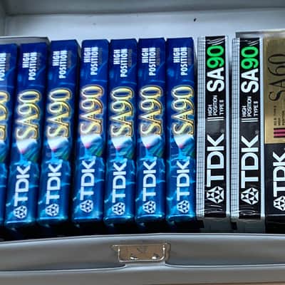 10 x TDK Vintage SA TDK SA 90 - 60 AUDIO TAPE CASSETTE new old stock image 6